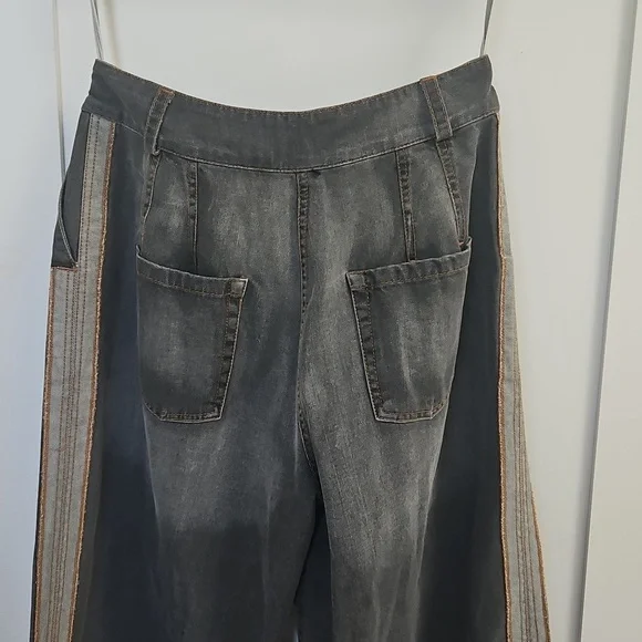 Sandra Weil Charcoal Denim Pants - Picture 5 of 5